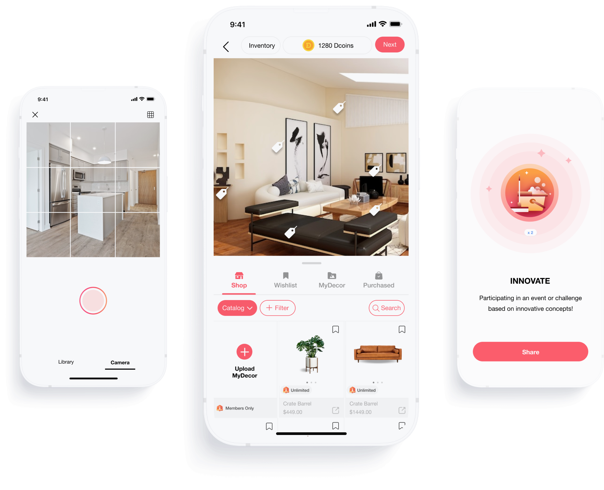 DecorMatters app for designing your dream dining room with community support and smart layout tools